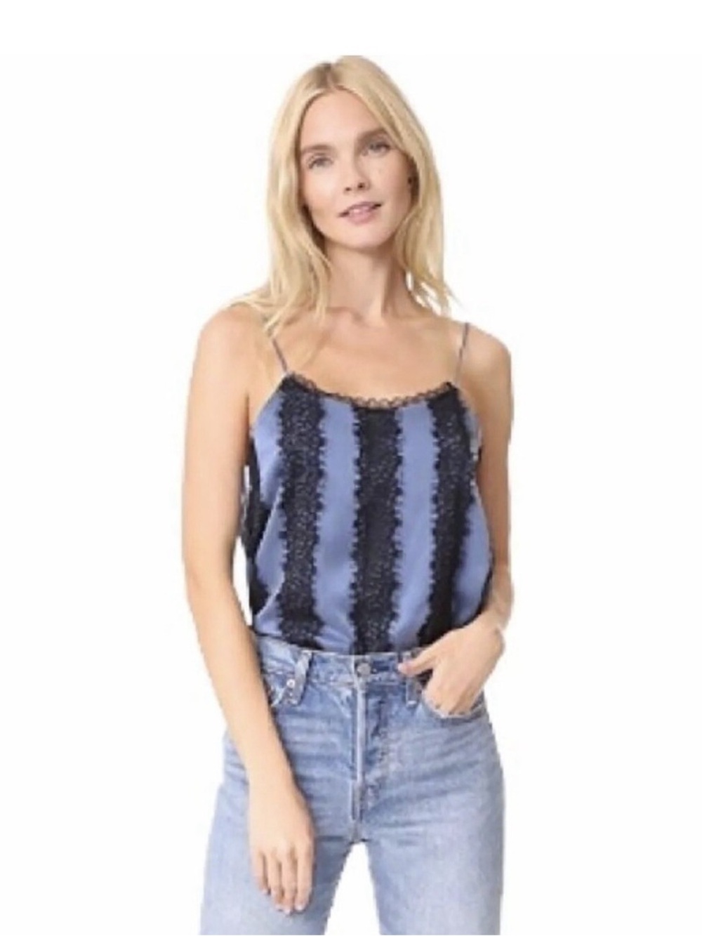 Alice + Olivia Moran Spaghetti Strap Silk Camisole Size M